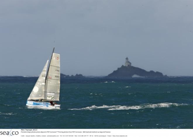 Fleet in action - 2015 Mini Transat Îles de Guadeloupe ©  Jacques Vapillon / Mini Transat http://www.minitransat.fr